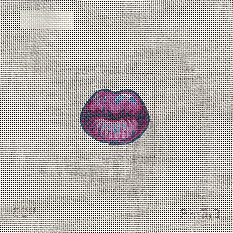 PH013  purple lips - phone case insert