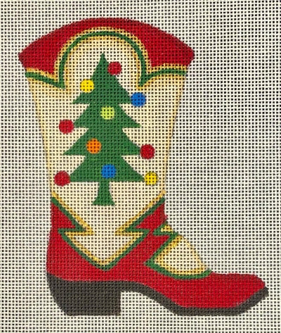 HO2166 Cowboy Boot Christmas Tree