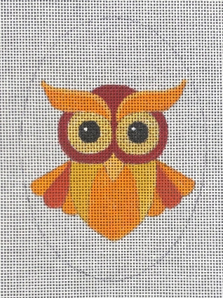 HO2363 ORANGE OWL OVAL