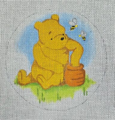 HO2424 Pooh and Honey 5” Round