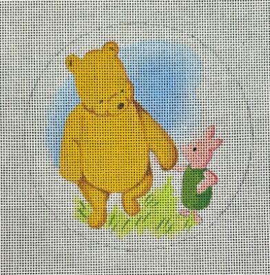 HO2426 Pooh and Piglet 5” Round