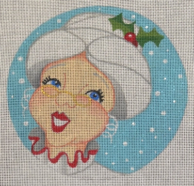 HO2499 Mrs Santa Large Round