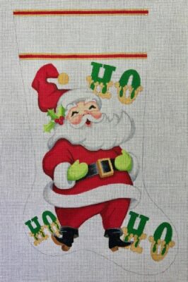 HO2550-13  Laughing Santa Stocking