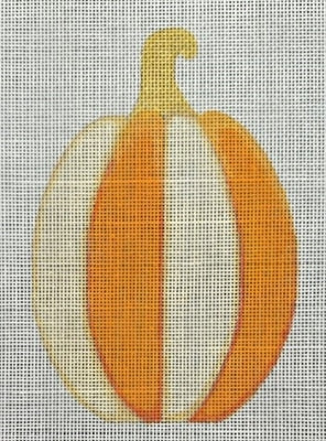 HO2566-13  Tall Orange Stripe Pumpkin