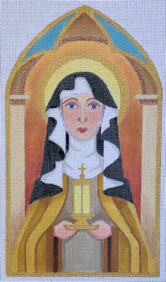 ST CLARE Painted Canvas by Raymond Crawford