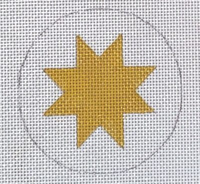 HO3070 EIGHT POINTED STAR Painted Canvas by Raymond Crawford