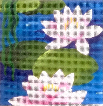 HO3331 WATER LILLIES SQUARE