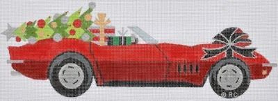 HO441 CHRISTMAS CORVETTE