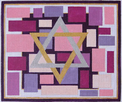 HO515 Star of David Tallis Bag Pink