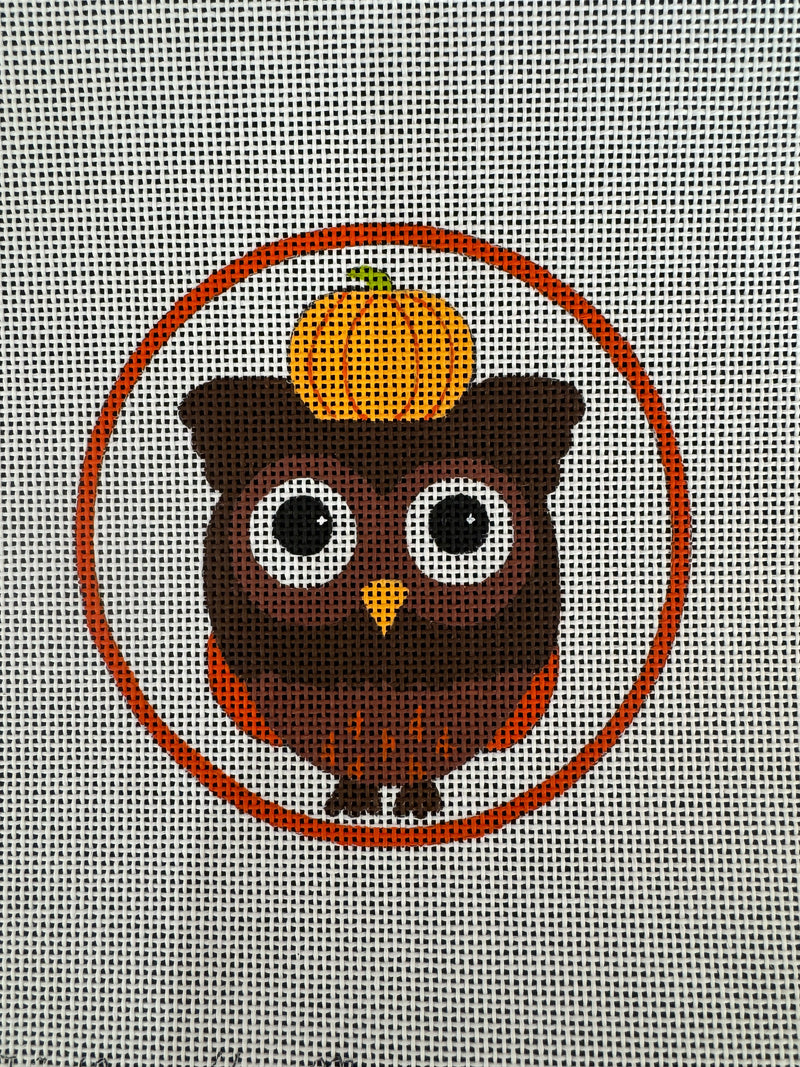 EJ-29C Owl Pumpkin on Head