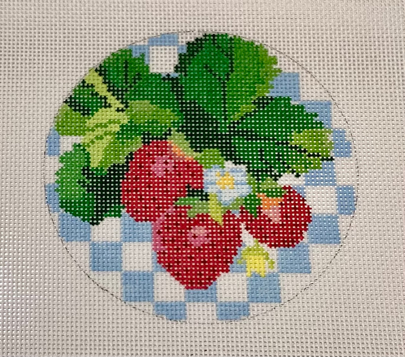 22-253 Strawberries 4” round