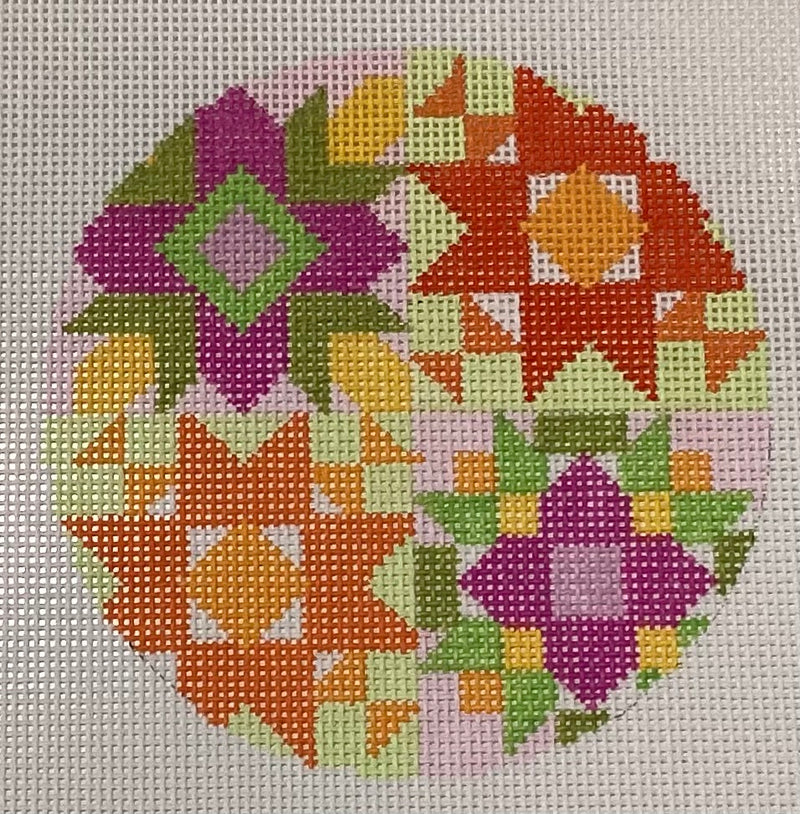 22-207 Quilt 4” round