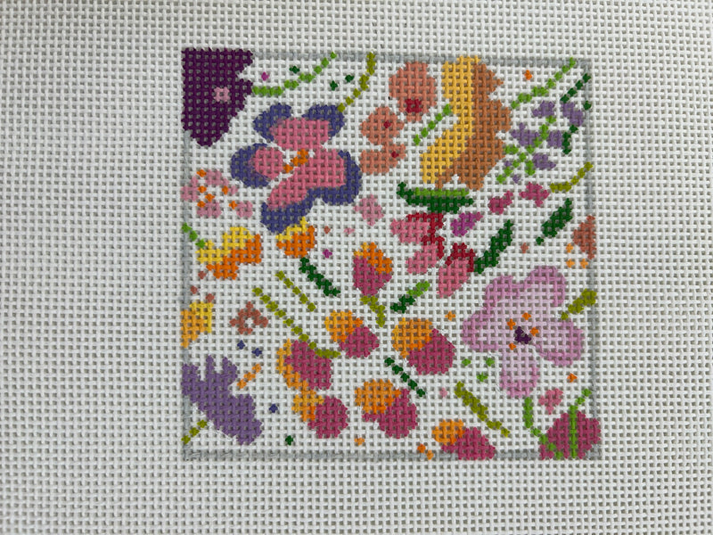 23-298 Peppy Floral 4” Square