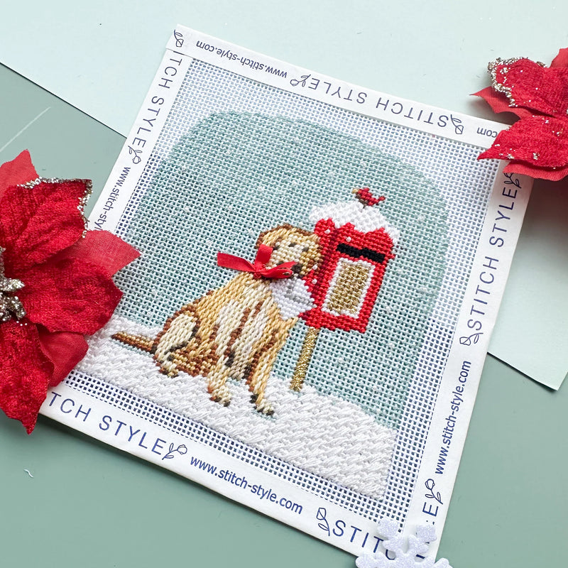 SS182 Winter Village - Dog with Letter