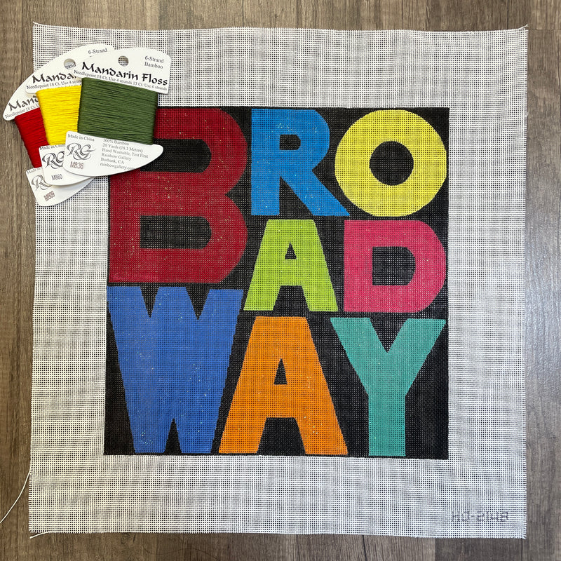 BROADWAY Painted Canvas by Raymond Crawford