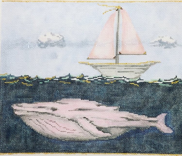 15s Pink Whale & Sailboat