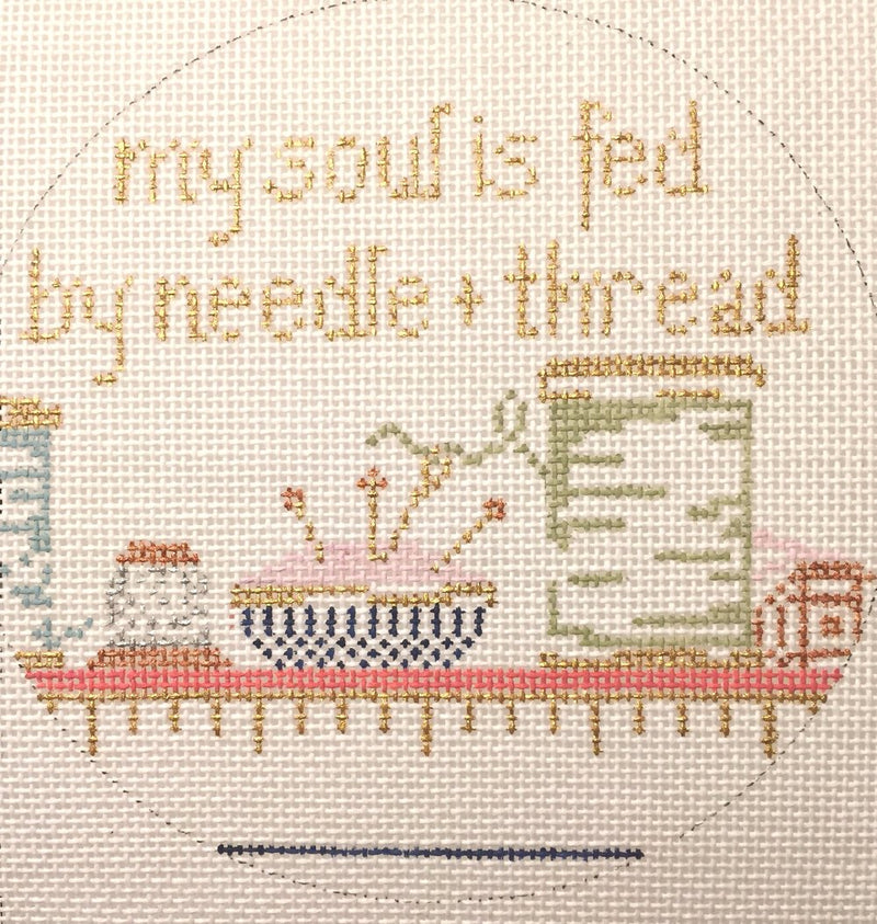 18aa My Soul is fed by needle and thread