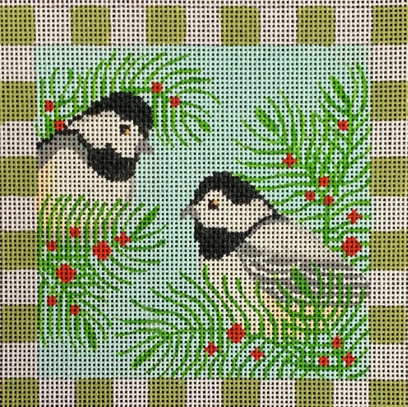 ALS-12 Chickadees & Evergreen