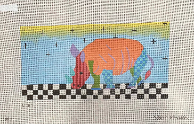 Penny Macleod:PM1829 Richy Rhino 12 3/4 x 6 1