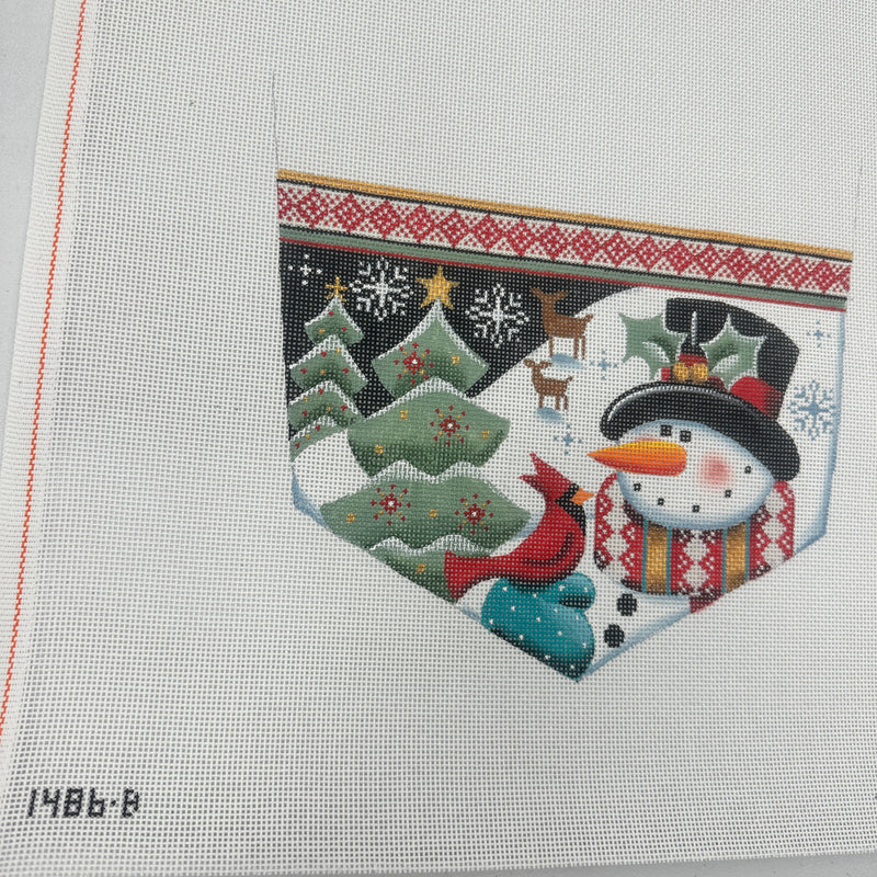 1486b-RW Night Snowman