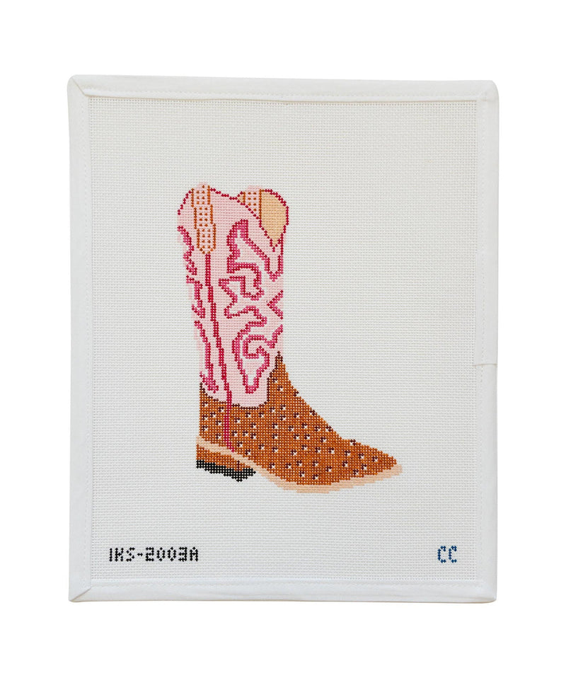 IKS 2003A Pink Cowboy Boot Ornament