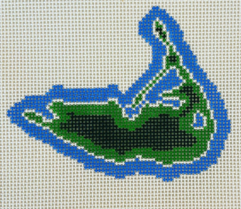 AOK 50 Nantucket Map Ornament