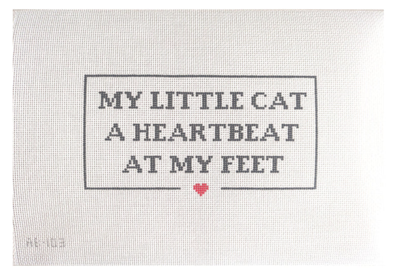 AB-103 My Liitle Cat a Heartbeat At My Feet