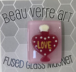 Beau Verre Fused Glass Needleminders -Love Potions