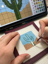 Learn to Paint a Canvas with Stephanie from Spellbound Stitchery