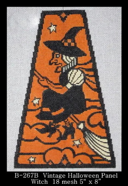 Vintage Halloween Panel - Witch