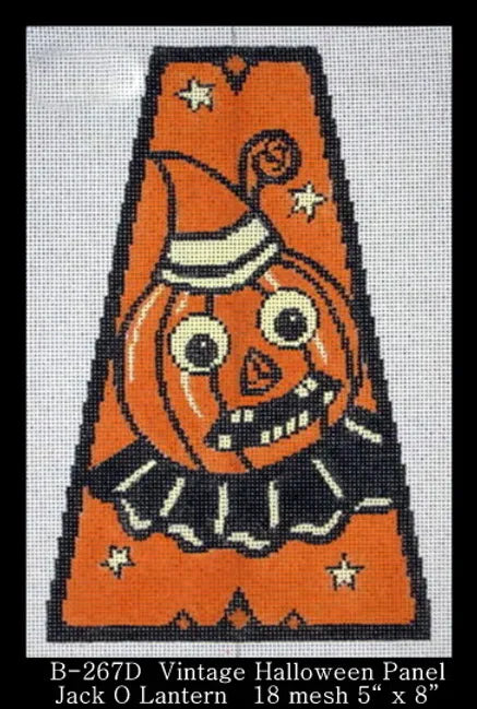 Vintage Halloween Panel - Jack O Lantern