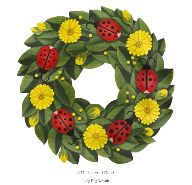 2332  LADY BUG WREATH