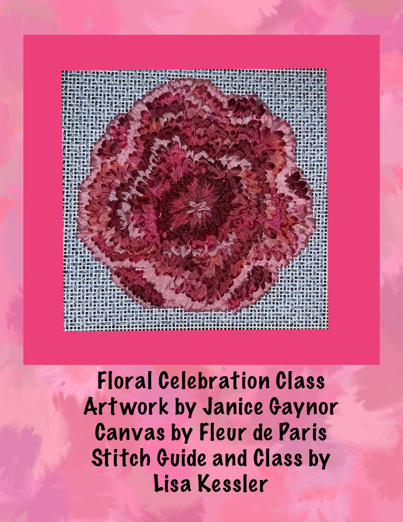 Floral Celebration! Class, Thread Kit, Canvas, Guide, Book and Video Access