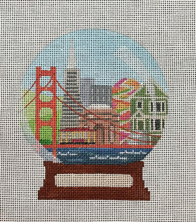 AL-077 San Francisco Snowglobe