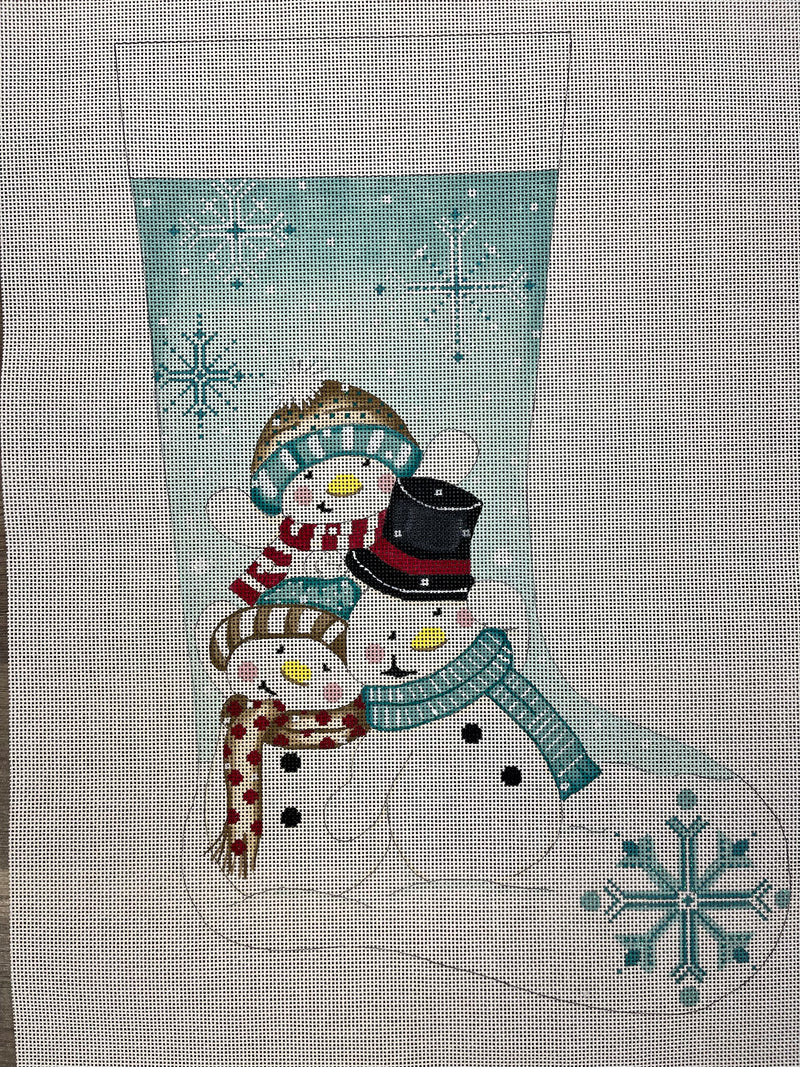 AP4557 Three Little Snowman Stocking