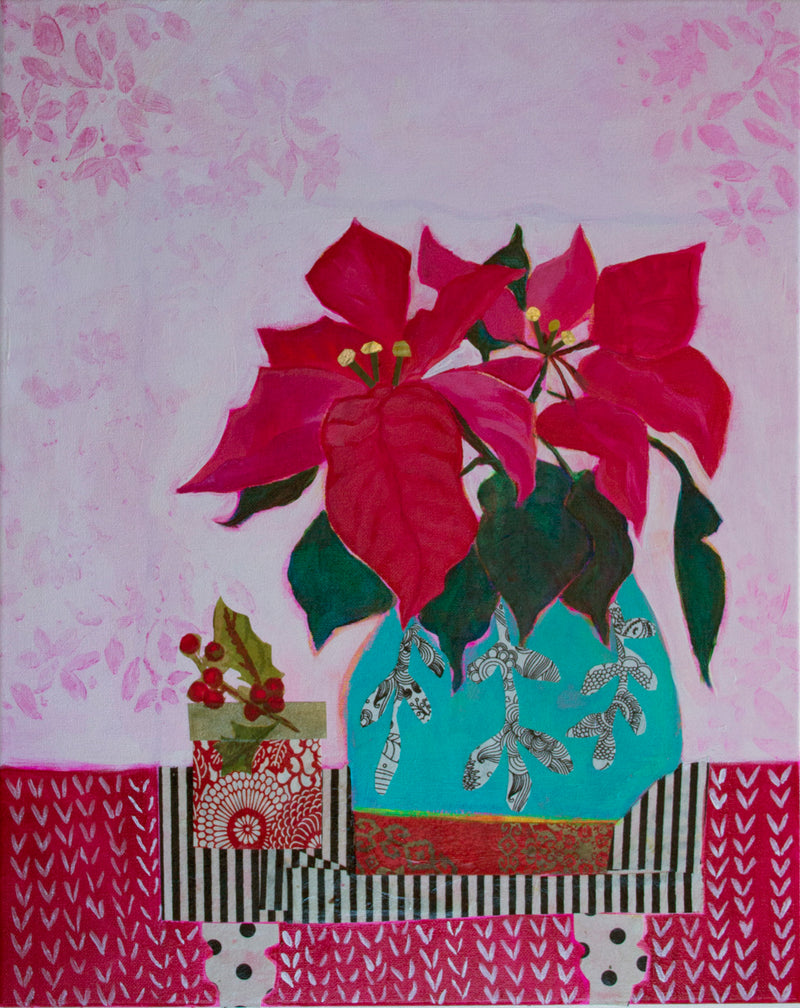 AOG128 Christmas Poinsettia