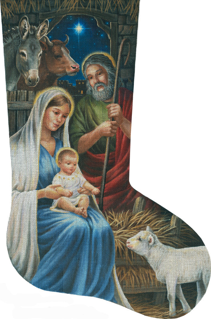 LGDAXS472: Holy Family, stocking