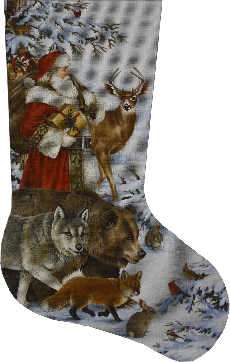 LGDAXS473: Woodland Christmas, stocking