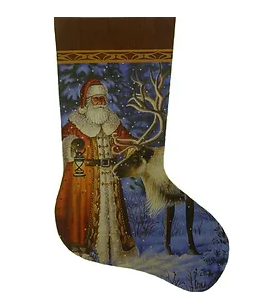LGDAXS480: Santa Finds Reindeer, stocking