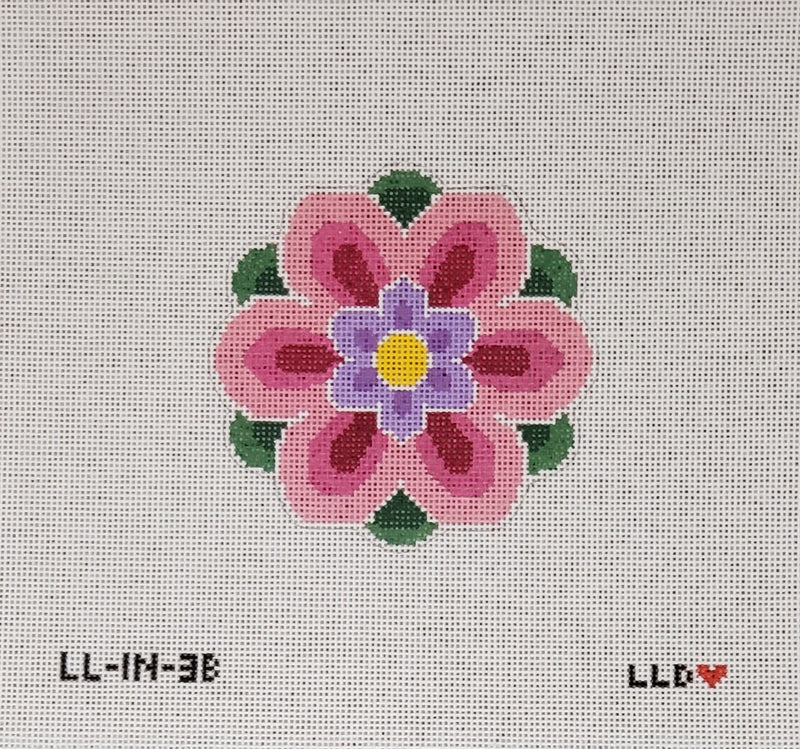 LL-IN-3B Geometric Flower Insert Pink