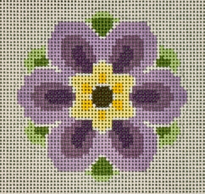 LL-IN-4F Geometric Flower Insert Purple 13