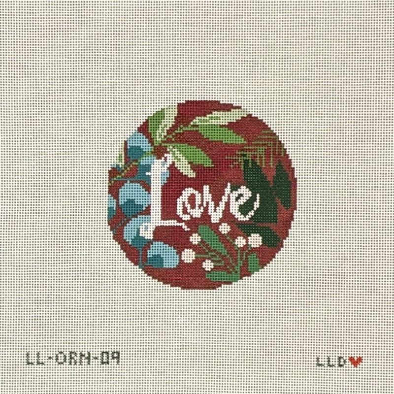 LL_ORN-09 - Botanical Love--red