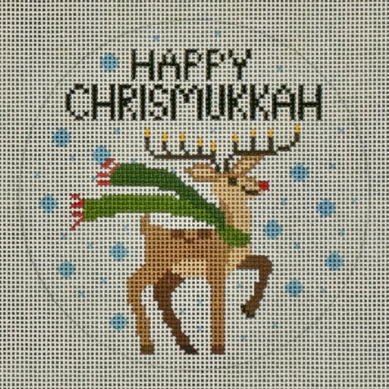 LL-ORN-27 Happy Chrismukkah Reindeer