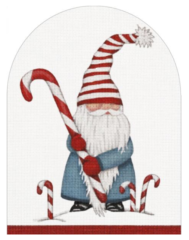 MLT733 Candy Cane Gnome