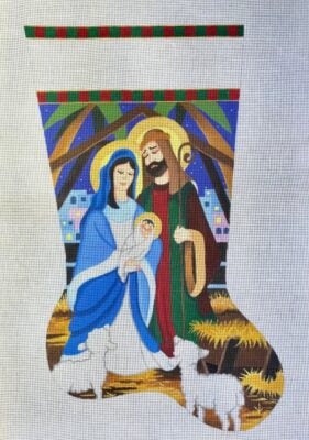 HO2325 HOLY FAMILY STOCKING