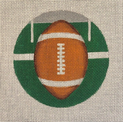 HO2311 FOOTBALL RND ORNAMENT