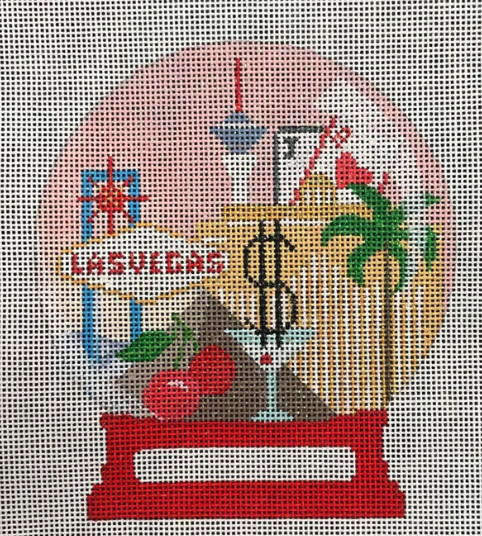 AL-079-Las Vegas Snowglobe