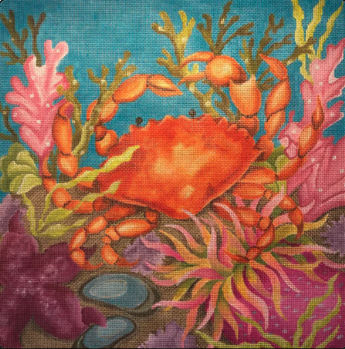 AL-035 Crab in Coral Reef