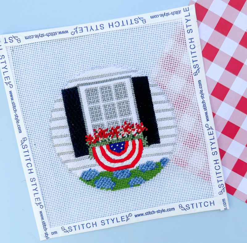 SS152 - Patriotic Window with Bunting