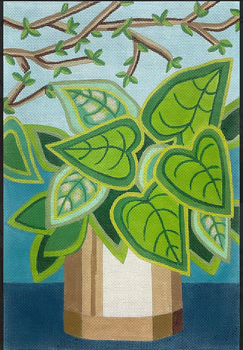 AP4827  DIPTYCH PHILODENDRON